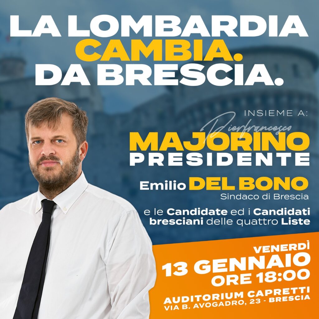 La Lombardia cambia da Brescia