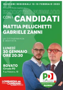 Incontro con i candidati Pelucchetti e Zanni